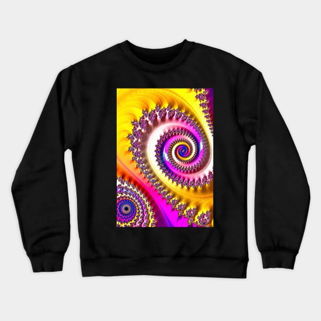 “Sunshine Fractal” Crewneck Sweatshirt by Colette22